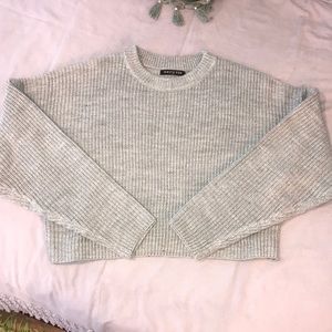White fox sweater